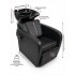 Парикмахерская мойка с креслом, с регулируемой раковиной, Reshable DK-78077C, черная