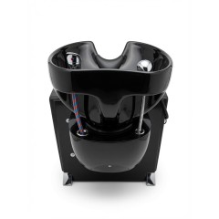 Парикмахерская мойка с креслом, с регулируемой наклоняемой спинкой, Reshable DK-78077C, черная