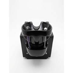 Парикмахерская мойка с креслом, с регулируемой наклоняемой спинкой, Reshable DK-78089, черная