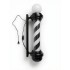 Барберпул (Barber Pole) светодиодный настенный 80 см, вращающийся, с LED-подсветкой, Reshable BP34 черно-белый