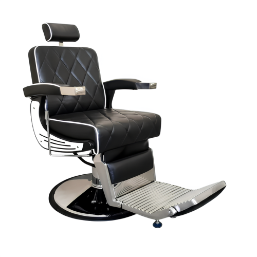 Кресло парикмахерское для барбершопа, Jiqiao B1218 черное