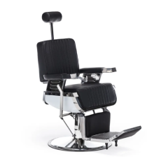 Кресло парикмахерское для барбершопа, JIQIAO B1219, черное