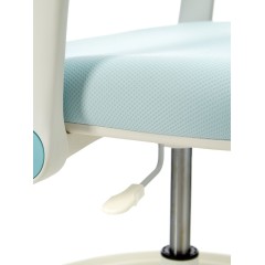 Детское эргономичное кресло с ортопедической спинкой, JIQIAO DE2009B голубое