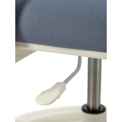 Детское эргономичное кресло с ортопедической спинкой, JIQIAO DE2009G сине-серое