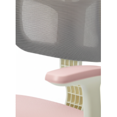 Детское эргономичное кресло с ортопедической спинкой, JIQIAO DE2009P розовое