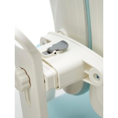 Детское эргономичное кресло с ортопедической спинкой, JIQIAO DE2010B голубое