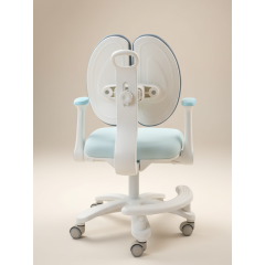 Уценка Детское эргономичное кресло с ортопедической спинкой, JIQIAO DE2010B голубое