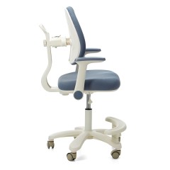 Детское эргономичное кресло с ортопедической спинкой, JIQIAO DE2010G синее