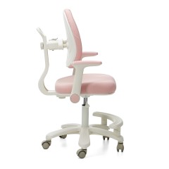 Детское эргономичное кресло с ортопедической спинкой, JIQIAO DE2010P розовое