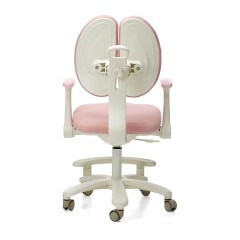 Детское эргономичное кресло с ортопедической спинкой, JIQIAO DE2010P розовое