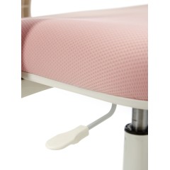 Детское эргономичное кресло с ортопедической спинкой, JIQIAO DE2010P розовое