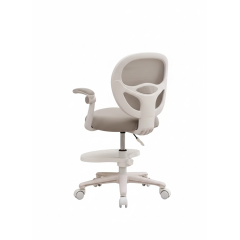 Детское эргономичное кресло с ортопедической спинкой, JIQIAO DE2021G серое