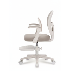 Детское эргономичное кресло с ортопедической спинкой, JIQIAO DE2021G серое