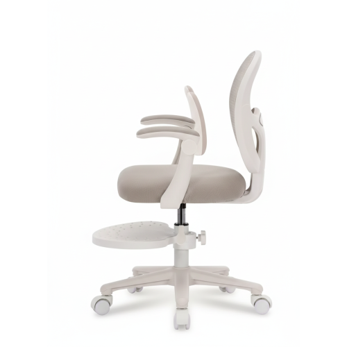 Детское эргономичное кресло с ортопедической спинкой, JIQIAO DE2021G серое