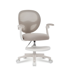 Детское эргономичное кресло с ортопедической спинкой, JIQIAO DE2021G серое