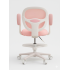 Детское эргономичное кресло с ортопедической спинкой, JIQIAO DE2021P розовое
