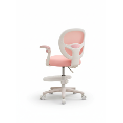 Детское эргономичное кресло с ортопедической спинкой, JIQIAO DE2021P розовое