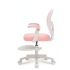 Детское эргономичное кресло с ортопедической спинкой, JIQIAO DE2021P розовое