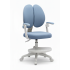 Детское эргономичное кресло с ортопедической спинкой, JIQIAO DE2022B голубое