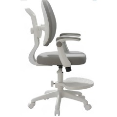 Детское эргономичное кресло с ортопедической спинкой, JIQIAO DE2022G серое