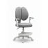 Детское эргономичное кресло с ортопедической спинкой, JIQIAO DE2022G серое