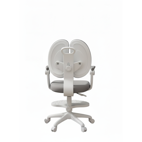 Детское эргономичное кресло с ортопедической спинкой, JIQIAO DE2022G серое