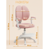 Детское эргономичное кресло с ортопедической спинкой, JIQIAO DE2022P розовое