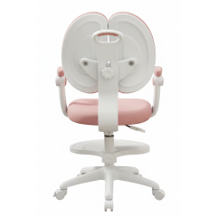 Детское эргономичное кресло с ортопедической спинкой, JIQIAO DE2022P розовое