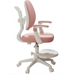 Детское эргономичное кресло с ортопедической спинкой, JIQIAO DE2022P розовое