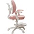 Детское эргономичное кресло с ортопедической спинкой, JIQIAO DE2022P розовое