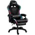 Геймерское кресло c RGB подсветкой, JIQIAO DG8003-B  черное