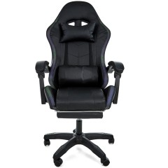 Геймерское кресло c RGB подсветкой, JIQIAO DG8003-B  черное