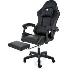 Геймерское кресло c RGB подсветкой, JIQIAO DG8003-B  черное