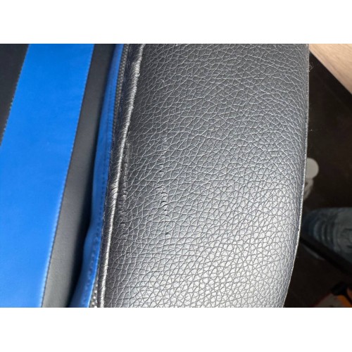 Уценка Геймерское кресло c RGB подсветкой, JIQIAO DG8003-BB  синее