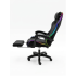 Геймерское кресло c RGB подсветкой, JIQIAO DG8003-ПЧ-Т черное 