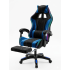 Геймерское кресло c RGB подсветкой, JIQIAO DG8003-ЧС-Т синее