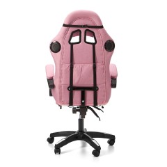 Геймерское кресло c RGB подсветкой, JIQIAO DG8003-PT  розовое