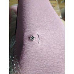 Уценка Геймерское кресло c RGB подсветкой, JIQIAO DG8003-WP-U  розовое