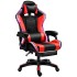 Геймерское кресло c RGB подсветкой, JIQIAO DG8003-RB  красное