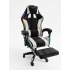 Геймерское кресло c RGB подсветкой, JIQIAO DG8003-ЧБ-Т белое 