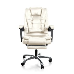 Кресло компьютерное офисное с вибромассажем, JIQIAO DM7001-BG  бежевое