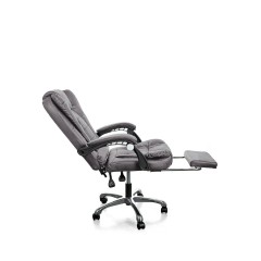 Кресло компьютерное офисное с вибромассажем, JIQIAO DM7001-S  серое