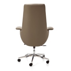 Кресло компьютерное офисное, JIQIAO DM7206-G  коричнево-серое