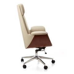 Кресло компьютерное офисное, JIQIAO DM7206-M  молочное