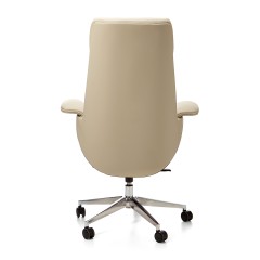 Кресло компьютерное офисное, JIQIAO DM7206-M  молочное