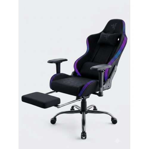 Игровое кресло компьютерное на колесиках Razer JIQIAO G3037A-V черное