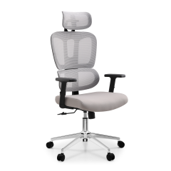 Кресло офисное компьютерное Stellar HT-413A серое