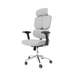 Компьютерное офисное кресло ортопедическое, JIQIAO R6001-С серое