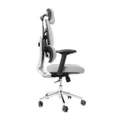 Компьютерное офисное кресло ортопедическое, JIQIAO R6001-С серое