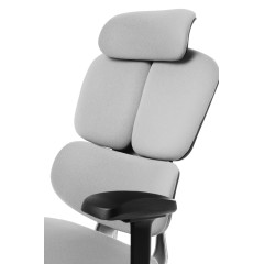 Компьютерное офисное кресло ортопедическое, JIQIAO R6001-С серое